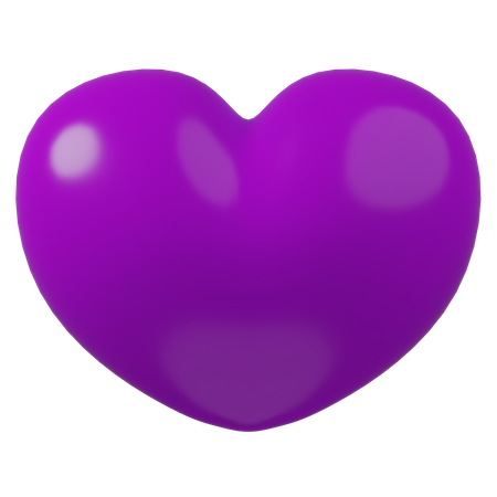 Purple Heart  3D Icon