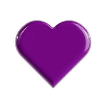 Purple Love Emoji