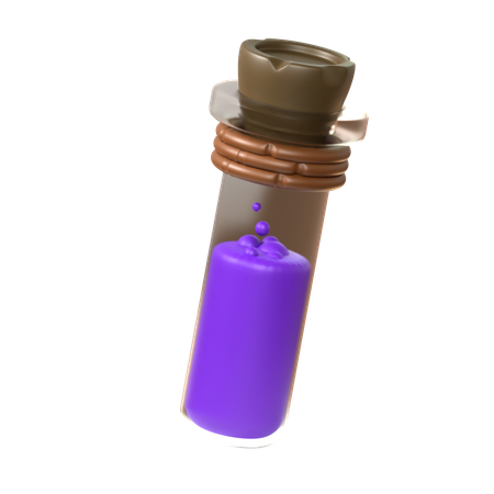 Purple Potion  3D Icon