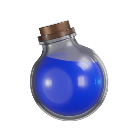 Purple Potion  3D Icon