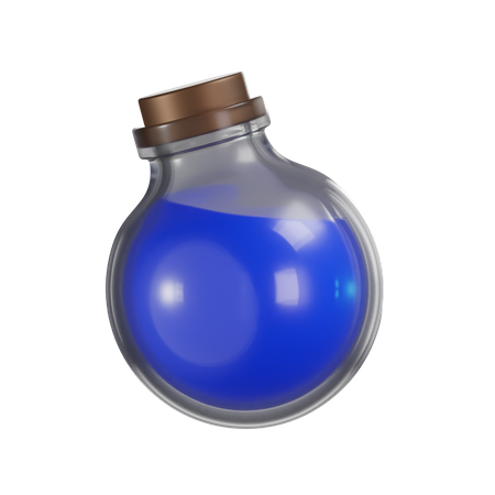 Purple Potion 3D Icon