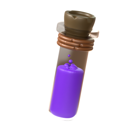 Purple Potion  3D Icon