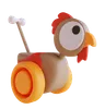 Push Chicken Toy