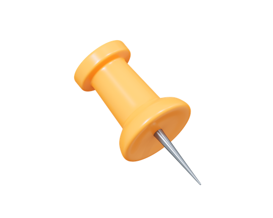 Push Pin  3D Icon