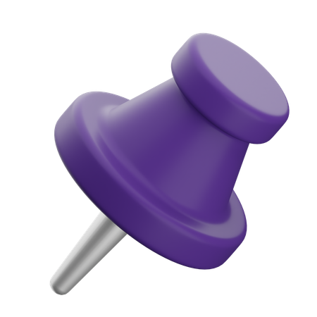 푸시 핀  3D Icon