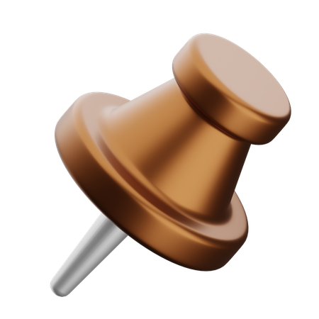 푸시 핀  3D Icon