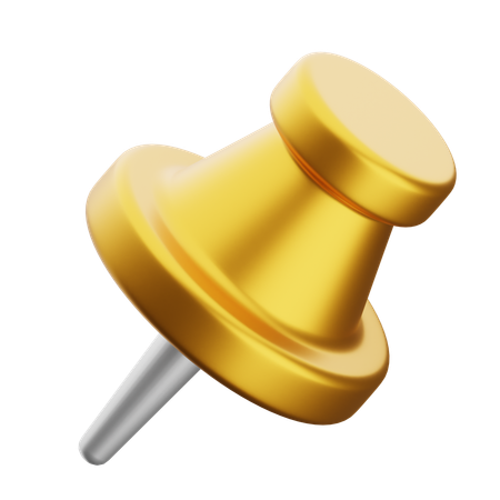 푸시 핀  3D Icon