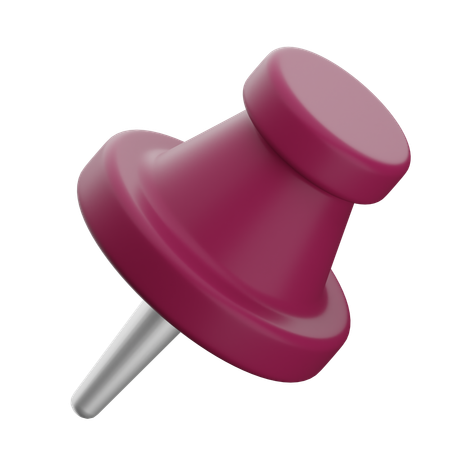 Push Pin  3D Icon