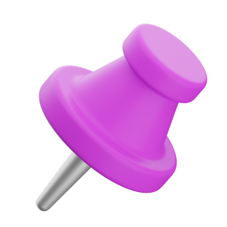 Push Pin  3D Icon