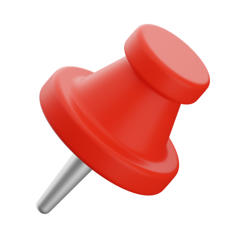 푸시 핀  3D Icon