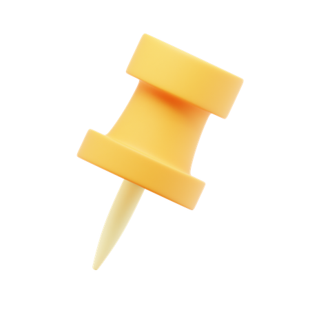 Push Pin  3D Icon