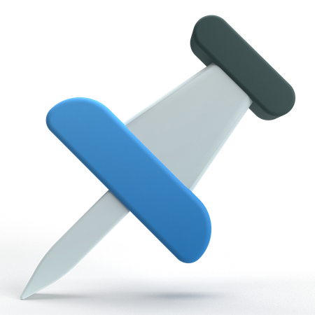 Push Pin  3D Icon