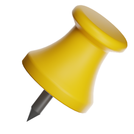 Push Pin  3D Icon