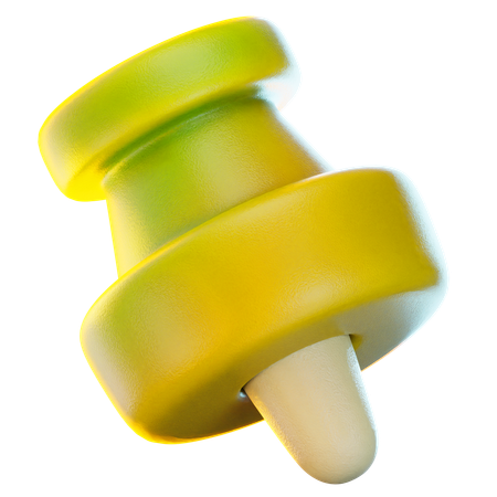 Push Pin  3D Icon