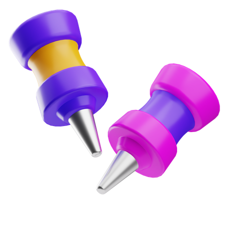 Push Pin  3D Icon