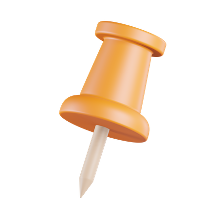 Push Pin  3D Icon