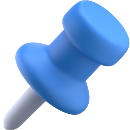 Push Pin  3D Icon