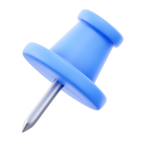 Push Pin  3D Icon