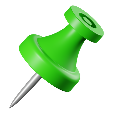 Push Pin  3D Icon