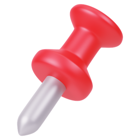 Push Pin  3D Icon