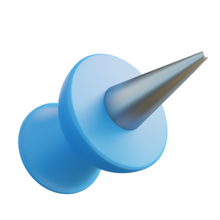 Push Pin  3D Icon