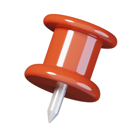 Push Pin  3D Icon