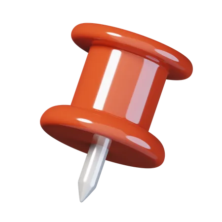 Push Pin  3D Icon