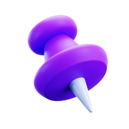 Push Pin  3D Icon