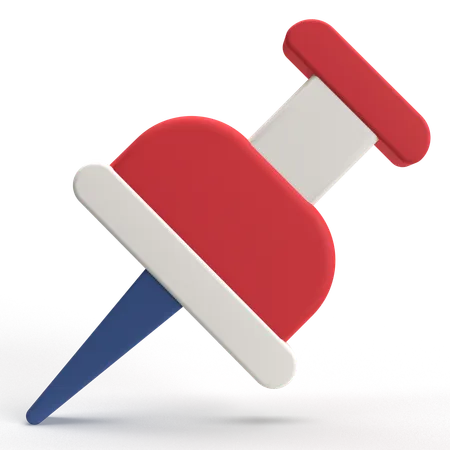 Push Pin  3D Icon