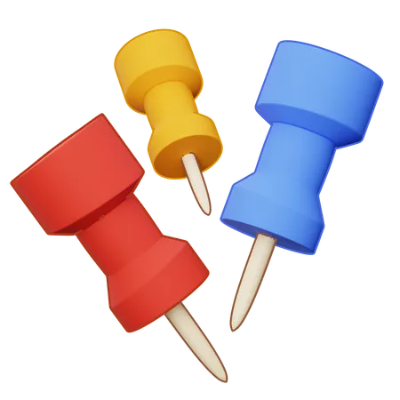 Push Pin  3D Icon