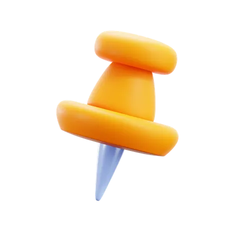 Push Pin  3D Icon