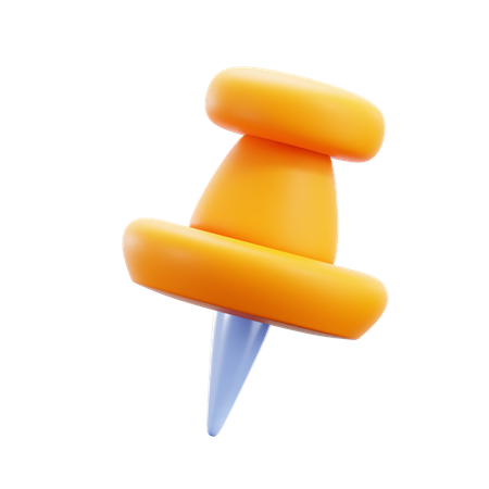 Push Pin  3D Icon