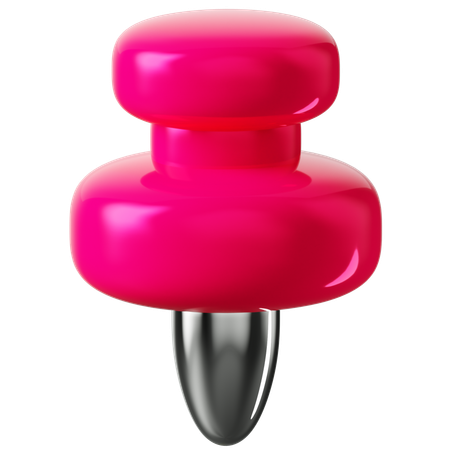 Push Pin  3D Icon