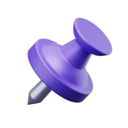 Push Pin  3D Icon