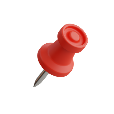 Push Pin  3D Icon