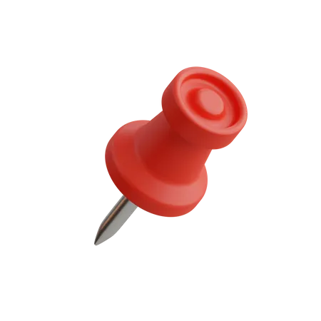 Push Pin  3D Icon