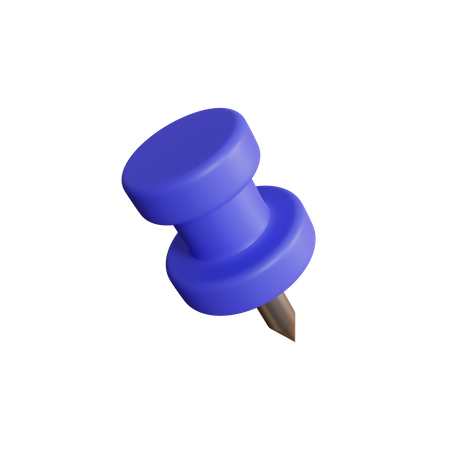 Push Pin  3D Icon