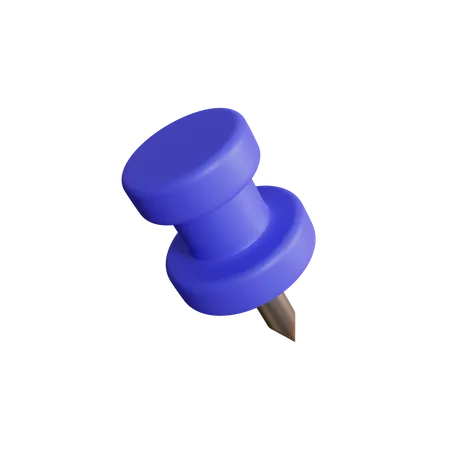 Push Pin  3D Icon