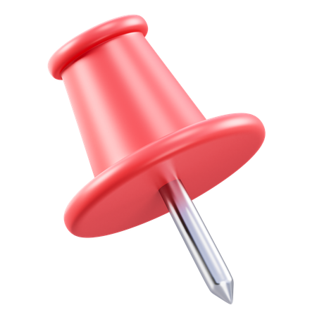 Push Pin  3D Icon