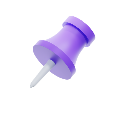 Push Pin  3D Icon