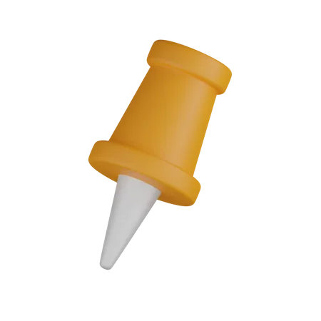 Push Pin  3D Icon