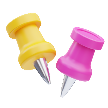 Push Pin  3D Icon