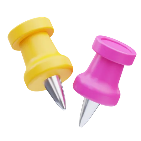 Push Pin  3D Icon