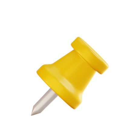 Push Pin  3D Icon