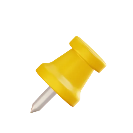 Push Pin  3D Icon