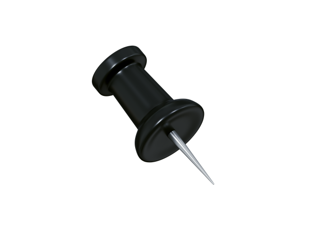 Push Pin  3D Icon