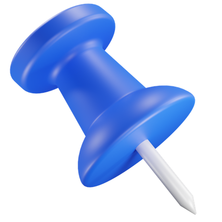 Push Pin  3D Icon