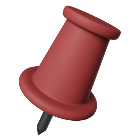 Push Pin  3D Icon