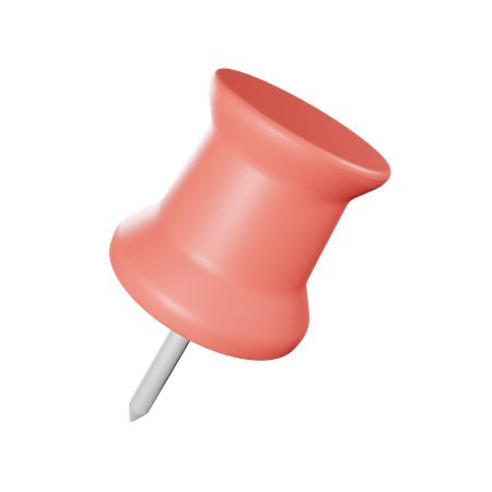 Push Pin  3D Icon