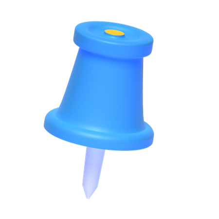 Push Pin  3D Icon